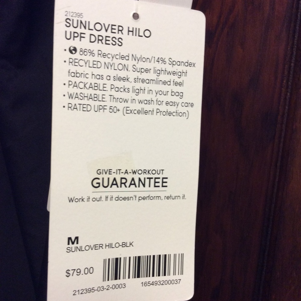 Athleta Sunlover Hilo Upf Dress - Black - Picture 5 of 8